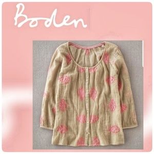 GUC Boden light weight embroidered top